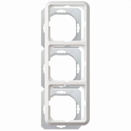 ELSO Rahmen 224344 3fach FASHION IP44 reinweiß