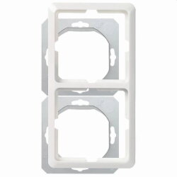 ELSO Rahmen 224244 2fach FASHION IP44 reinweiß