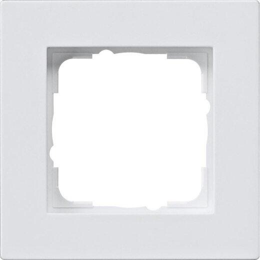 Gira Abdeckrahmen 0211225 1fach flach E2 reinweiss 0211225