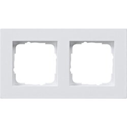 Gira Abdeckrahmen 0212225 2fach flach E2 reinweiss 0212225