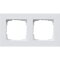 Gira Abdeckrahmen 0212225 2fach flach E2 reinweiss 0212225