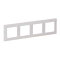 Legrand Rahmen VLIFE 4fach ultraweiss