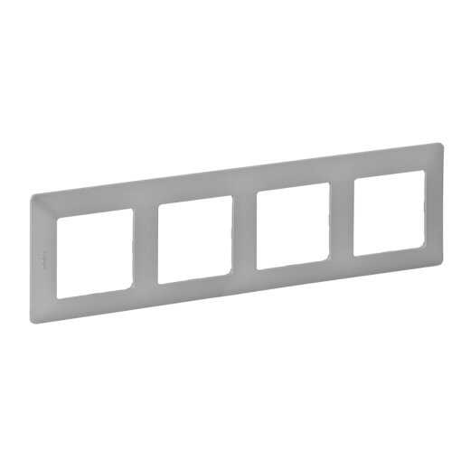 Legrand Rahmen VLIFE 4fach alu