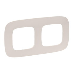 Legrand Rahmen V.ALL 2fach mandelweiss