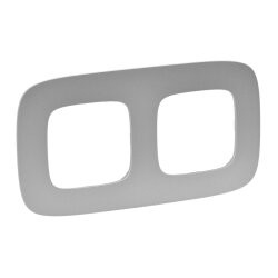 Legrand Rahmen V.ALL 2fach alu