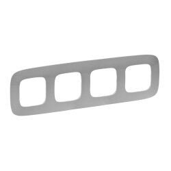 Legrand Rahmen V.ALL 4fach alu