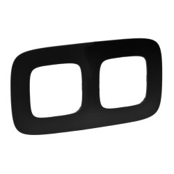 Legrand Rahmen V.ALL 2fach mattschwarz