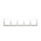 Legrand Abdeckrahmen 665005 Niloe 5fach ultraweiss