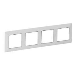 Legrand Rahmen VLIFE 4fach Rahmen uw/chrom