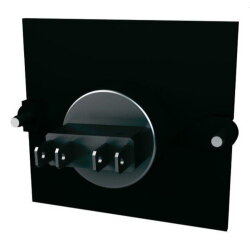 Bachmann Rahmen 917.046 1xTaster Edelstahl unbeleuchtet