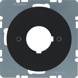 Berker Zentralplatte 14322045 schwarz glänzend 14322045