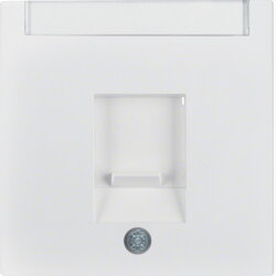 Berker Zentralstück 1fach S.1 polarweiss...