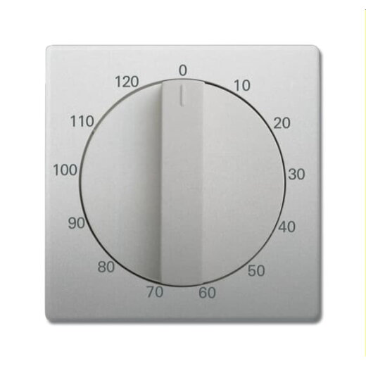 Busch-Jaeger Zentralscheibe 1771-866-103 mit Drehknopf, edelstahl