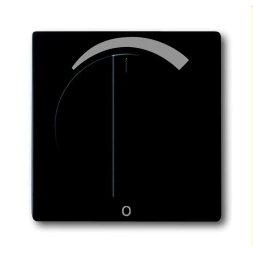 Busch-Jaeger Zentralscheibe 1740 DR/03-885, schwarz matt