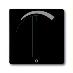 Busch-Jaeger Zentralscheibe 1740 DR/03-885, schwarz matt