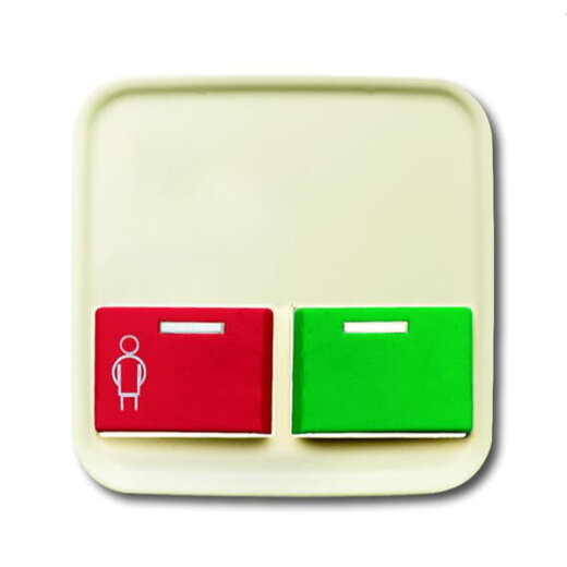 Busch-Jaeger Zentralscheibe 2548-642 B-212-101 SI, weiß