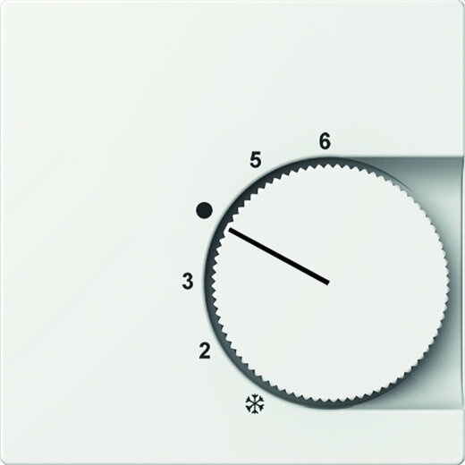 ELSO Zentralplatte ELG367404 für Temperaturregler reinweiß