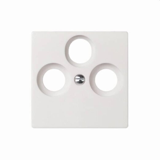 ELSO Zentralplatte 266034 Antenntenst. 3Loch JOY reinweiß