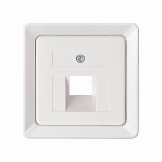 ELSO Zentralplatte 206404 für 1xRJ45 reinweiß