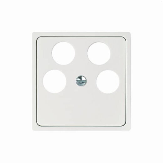 ELSO Zentralplatte 366054 Antenntenst. 4Loch JOY reinweiß