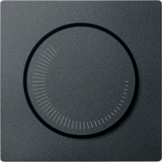Merten Zentralplatte für Drehzahlsteller, anthrazit, System M