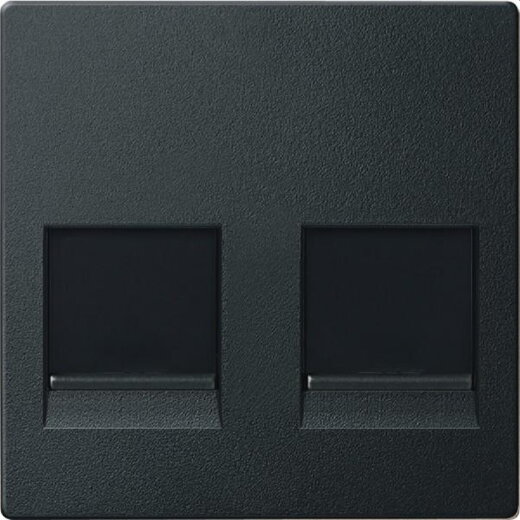 Merten Zentralplatte MEG4562-0414 2fach anthrazit