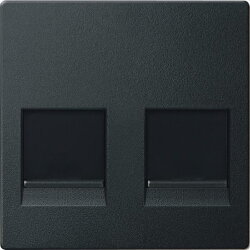 Merten Zentralplatte MEG4562-0414 2fach anthrazit