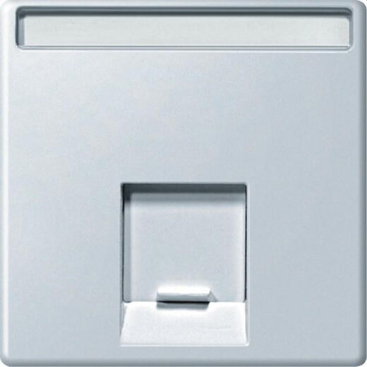 Merten Zentralplatte MEG4573-0419 1fach polarweiss System M