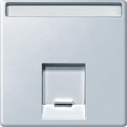 Merten Zentralplatte MEG4573-0419 1fach polarweiss System M