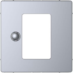 Merten Zentralplatte Edelstahl System Design