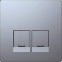 Merten Zentralplatte Edelstahl System Design