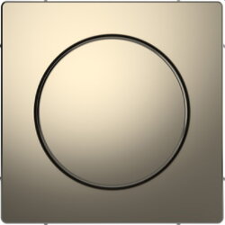 Merten Zentralplatte Nickelmetallic System Design