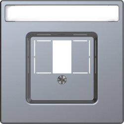 Merten Zentralplatte Edelstahl System Design