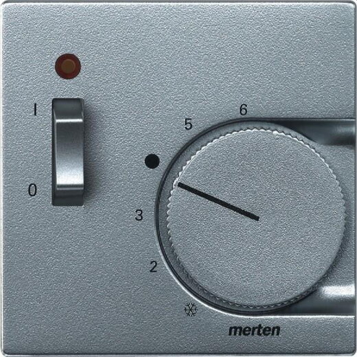 Merten Zentralplatte 536160 aluminium SYSTEM M