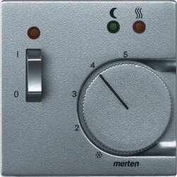 Merten Zentralplatte 535860 aluminium SYSTEM M