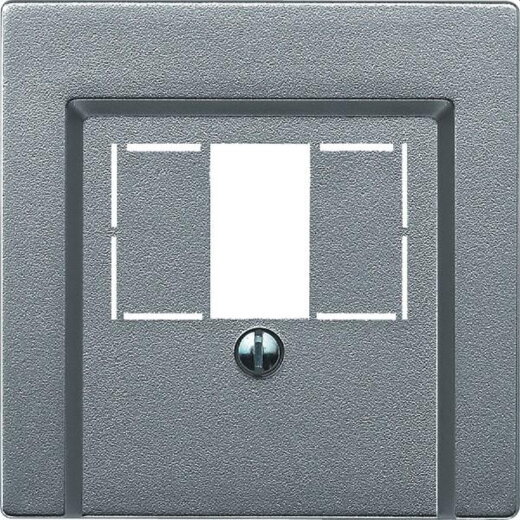 Merten Zentralplatte 297960 aluminium SYSTEM M