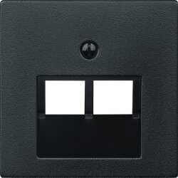 Merten Zentralplatte 298014 anthrazit SYSTEM M