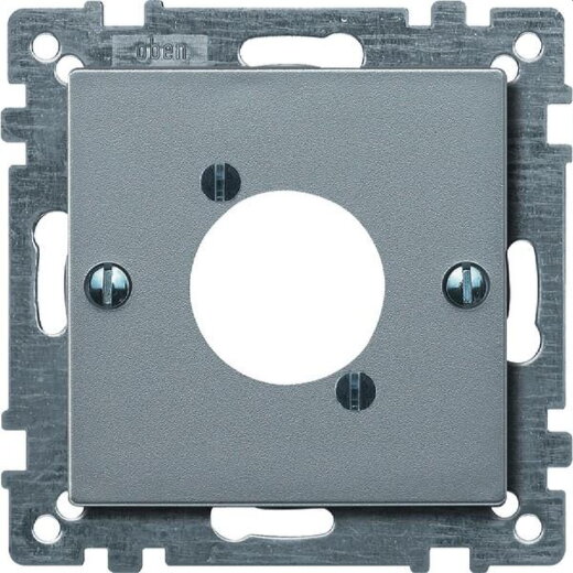 Merten Zentralplatte 468960 aluminium System M