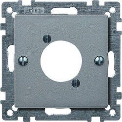 Merten Zentralplatte 468960 aluminium System M