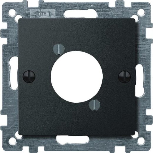 Merten Zentralplatte 468914 anthrazit System M