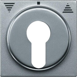 Merten Zentralplatte 319360 aluminium System M