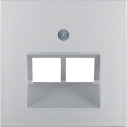 Berker Zentralstück M314091404 alu matt