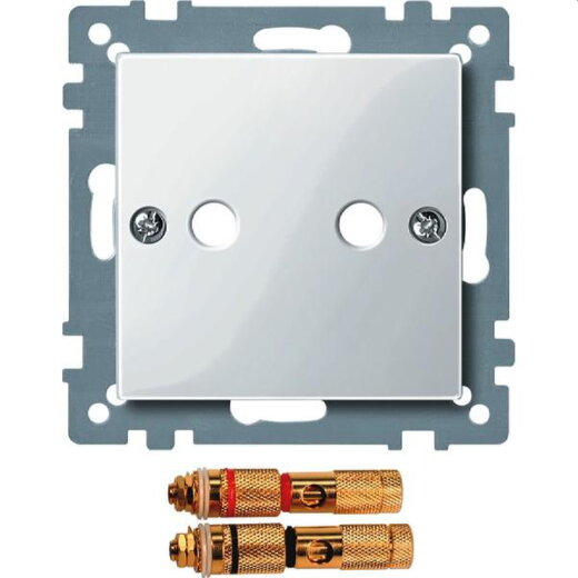 Merten Zentralplatte 468819 polarweiss glaenzend System M