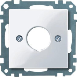 Merten Zentralplatte 393825 aktivweiss glaenzend System M
