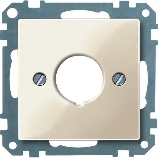 Merten Zentralplatte 393844 weiss glaenzend System M