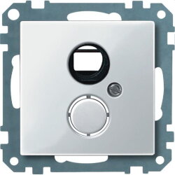 Merten Zentralplatte 469119 polarweiss glaenzend System M