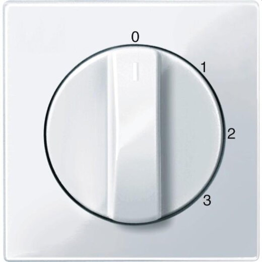 Merten Zentralplatte 567225 aktivweiss glaenzend System M