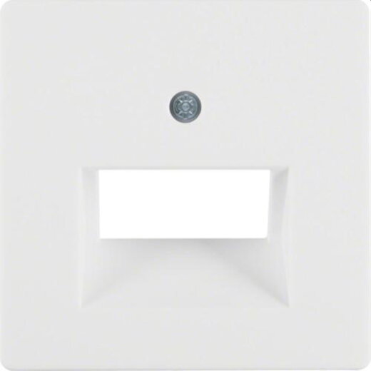 Berker Zentralstück M314096089 polarweiss samt