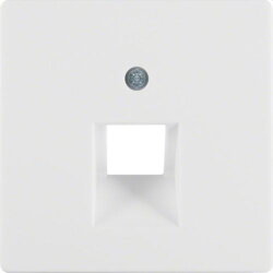 Berker Zentralstück M314076089 polarweiss samt