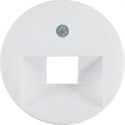 Berker Zentralstück M31407 polarweiss glaenzend